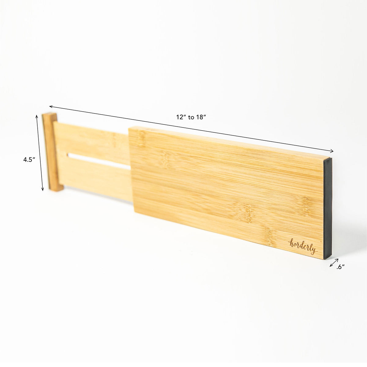 Expandable Bamboo Drawer Dividers – Natural