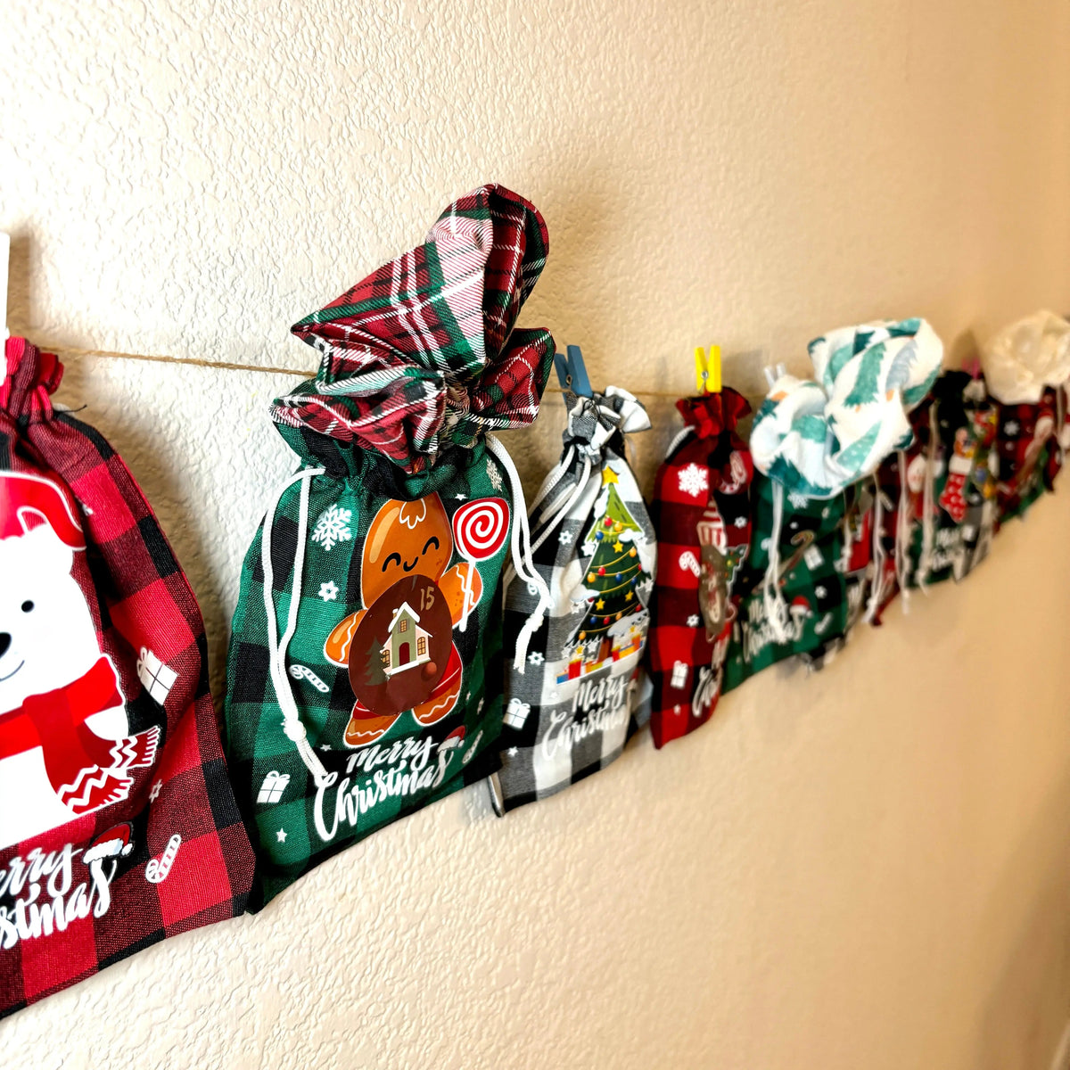 12-Day Christmas Scrunchie Advent Calendar
