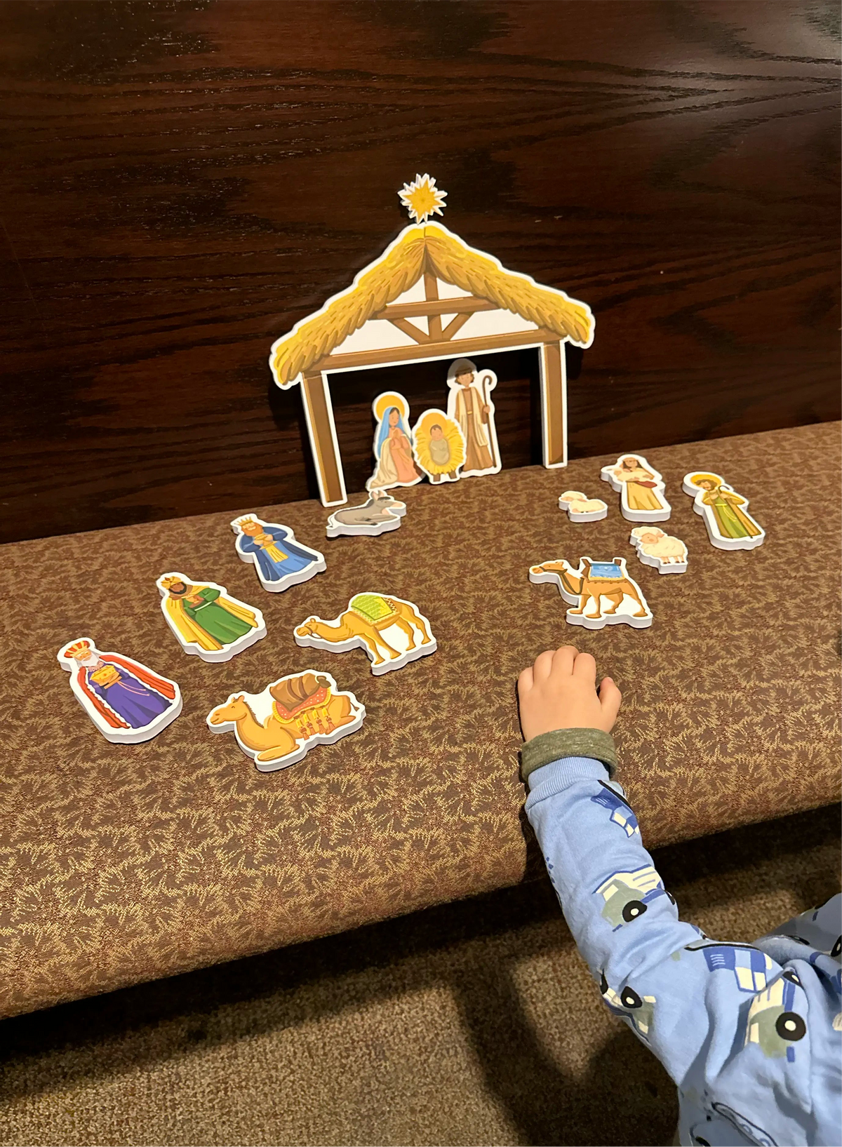 Quiet Nativity Foam Bath Play Set — 17 Pieces
