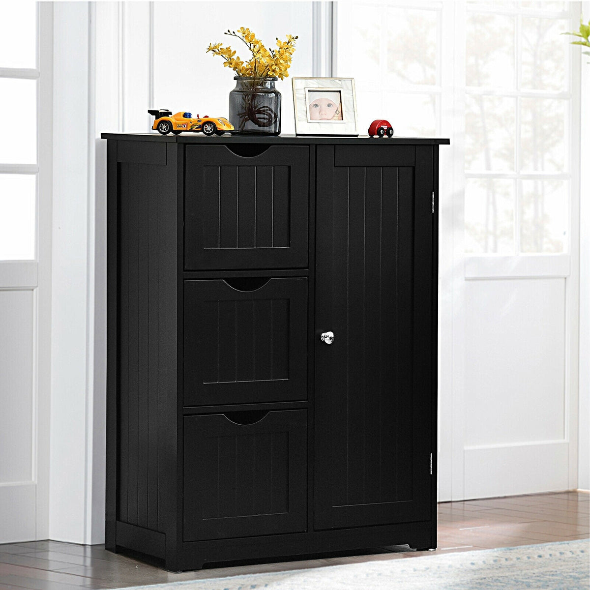 3-Drawer Bathroom Floor Cabinet
