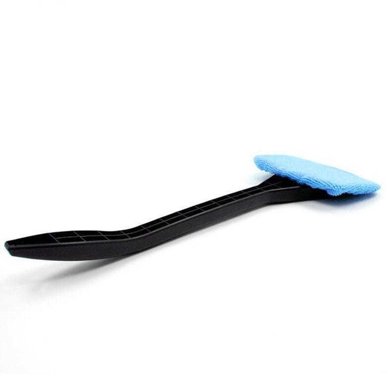 Long-Handle Microfiber Windshield Cleaning Tool