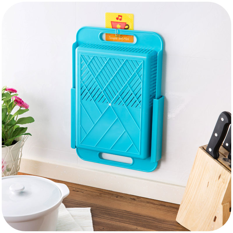 2-in-1 Cutting Board with Collapsible Drain Basket