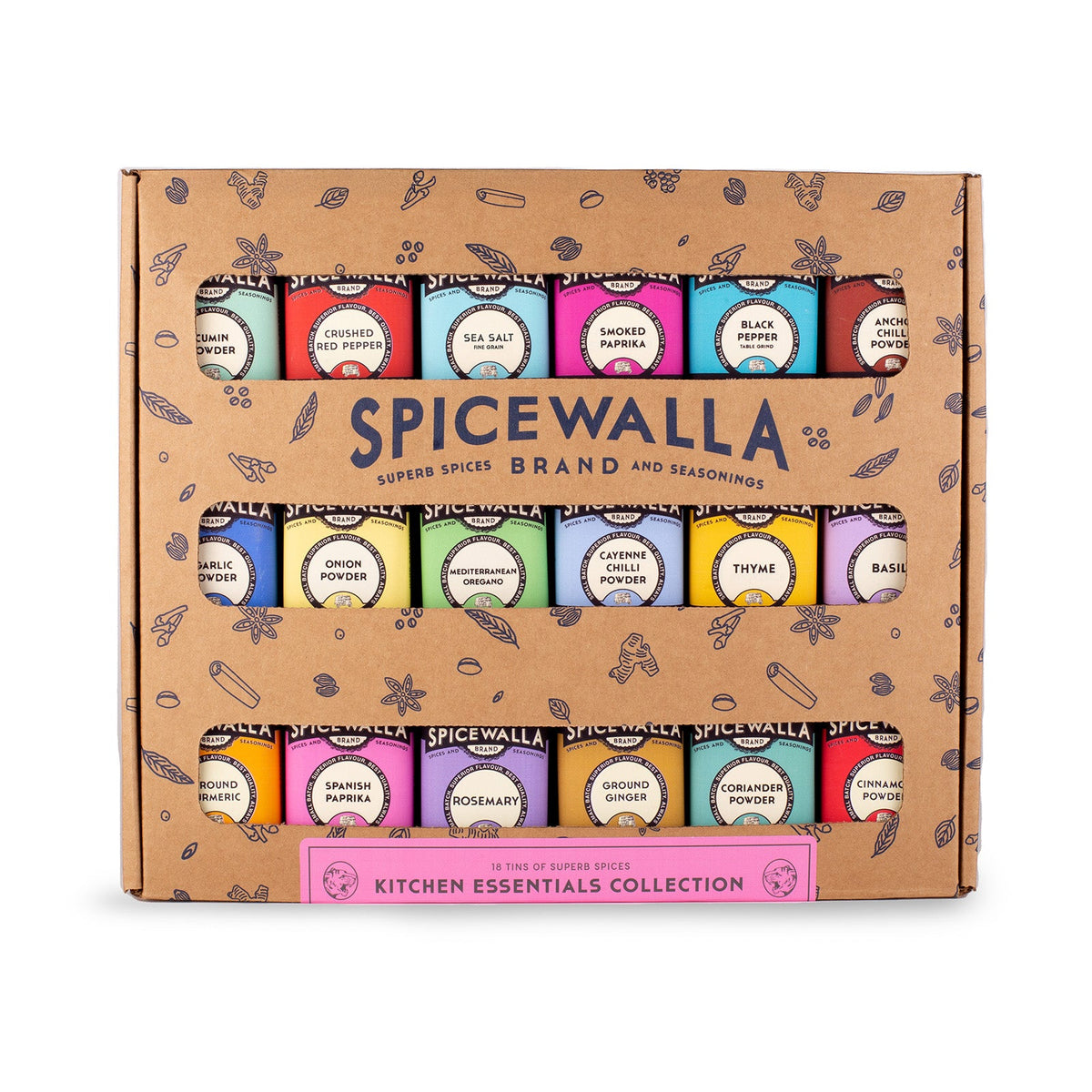 Spicewalla 18-Piece Kitchen Spice Collection