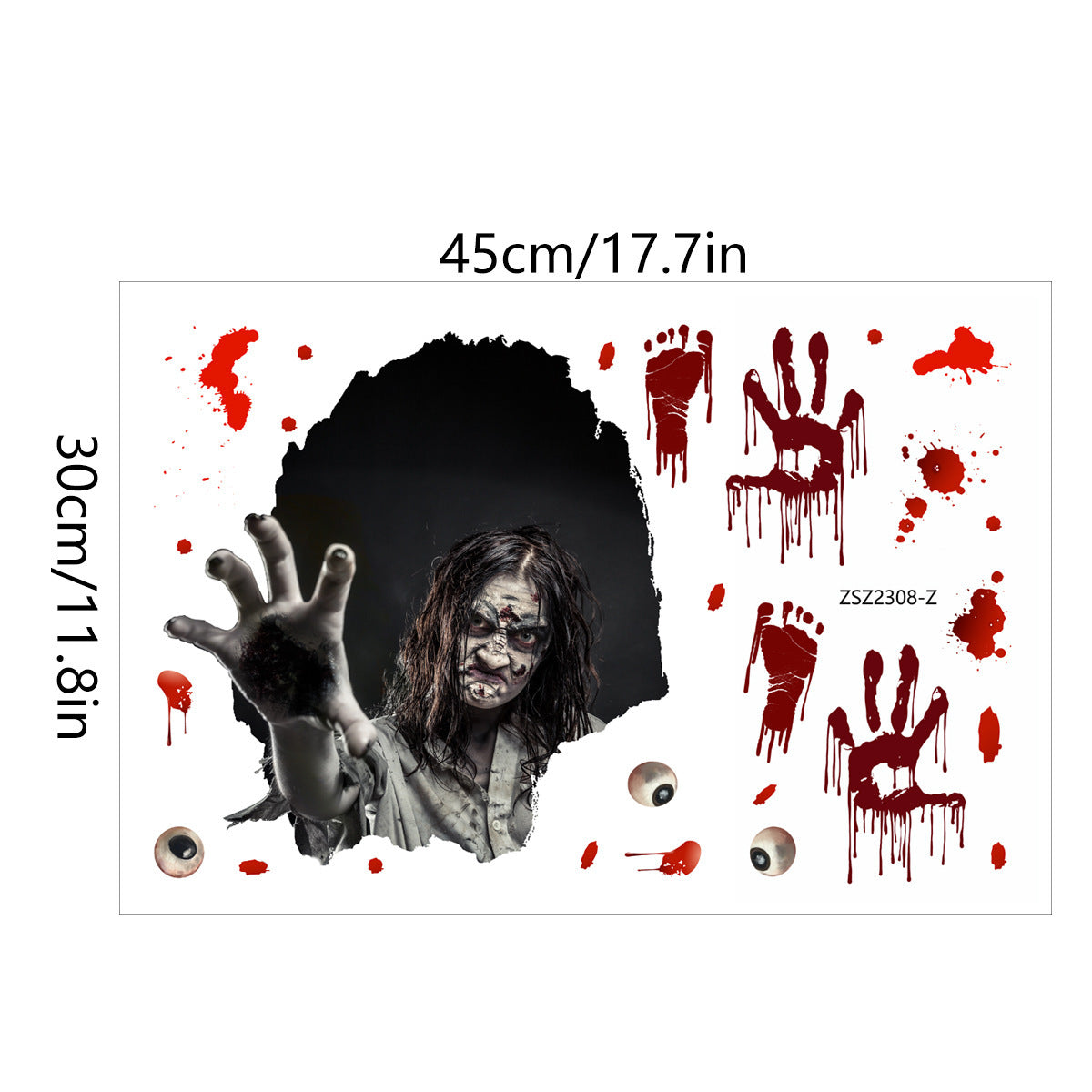 Halloween Ghost Window & Wall Stickers