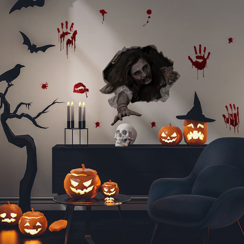 Halloween Ghost Window & Wall Stickers