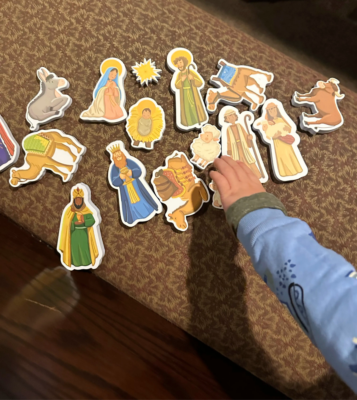 Quiet Nativity Foam Bath Play Set — 17 Pieces