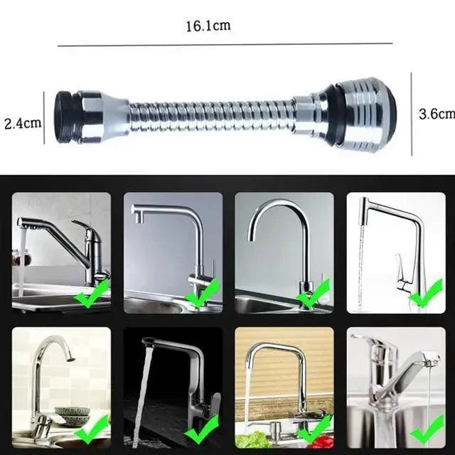 360° Flexible Two-Mode Faucet Extender
