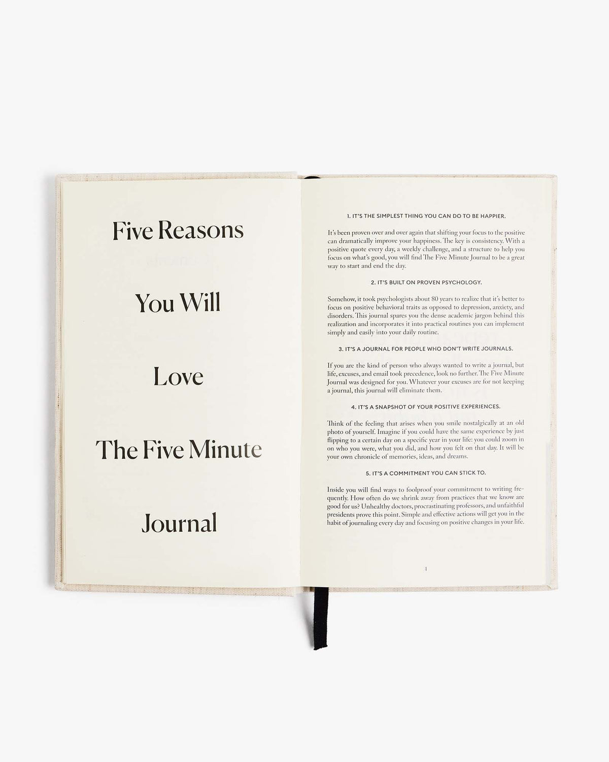 The Five Minute Journal – Original Linen