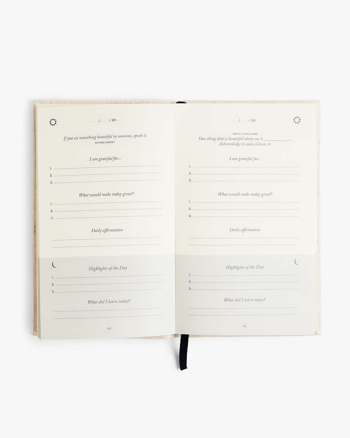 The Five Minute Journal – Original Linen