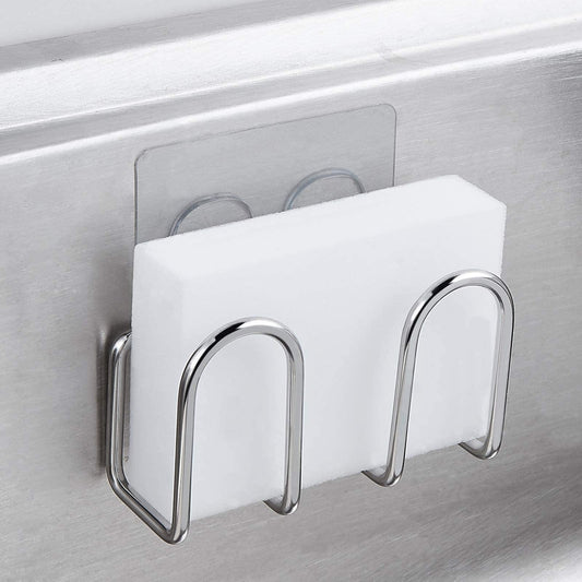 Adhesive Stainless Steel Sink Sponge Holder
