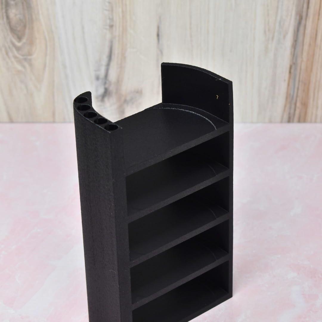 Lid Organizer Compatible With Stanley Cup Lids | 5 Lid Organizer for Cabinets or Kitchen Counter | Includes Straws Storage | Made in USA