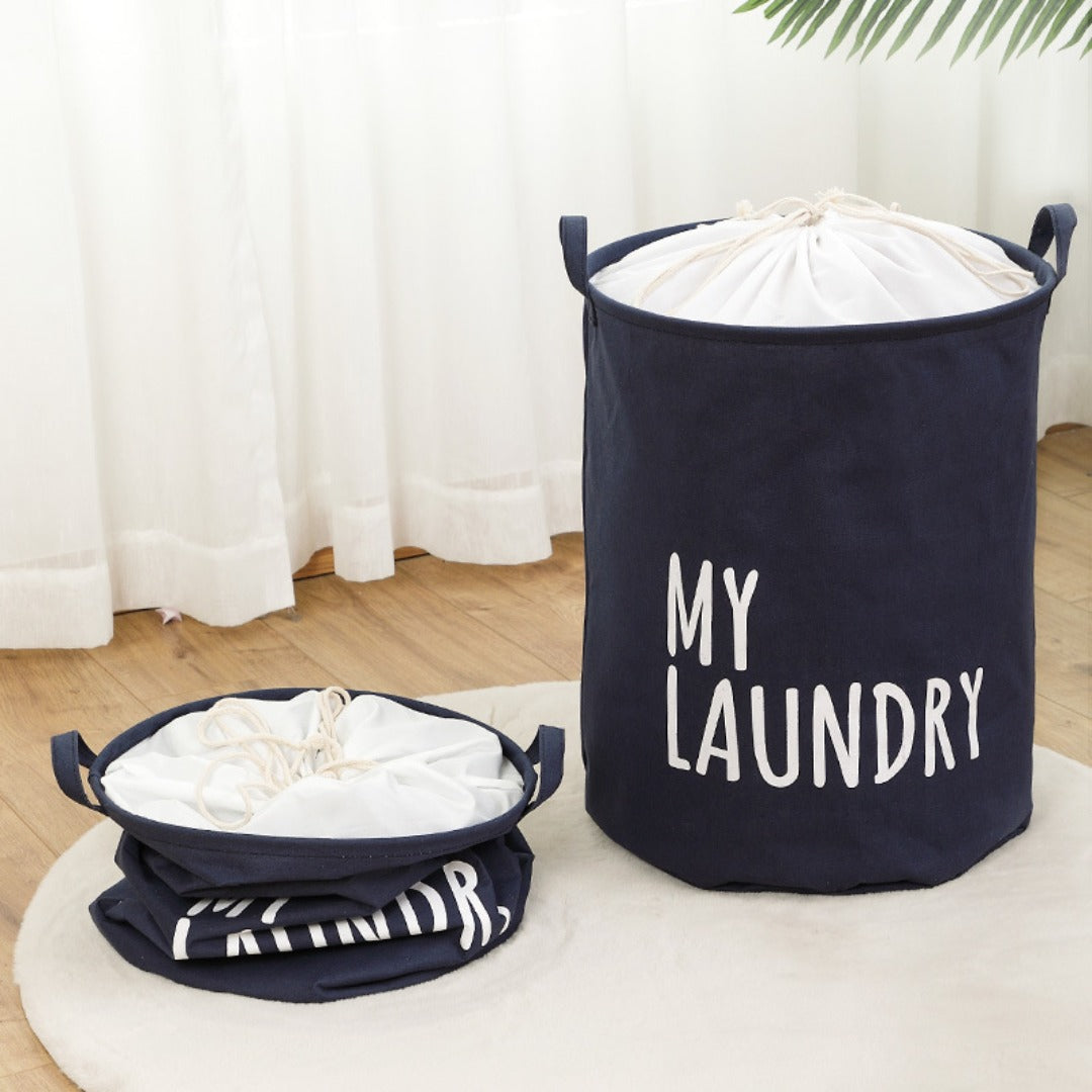 Water-Resistant Fabric Laundry & Storage Bag