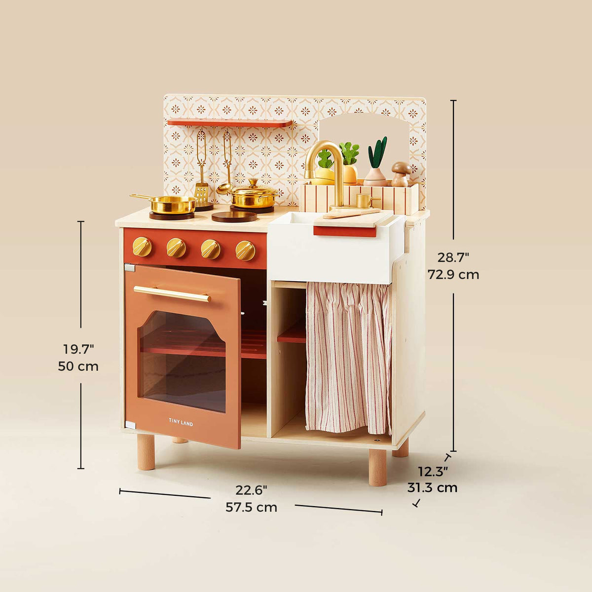 Tiny Land Wooden Play Kitchen