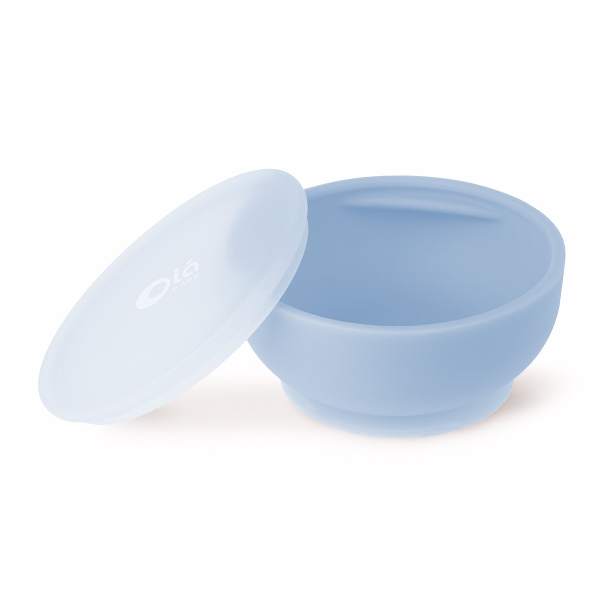 Olababy Silicone Suction Bowl with Lid – 8 oz