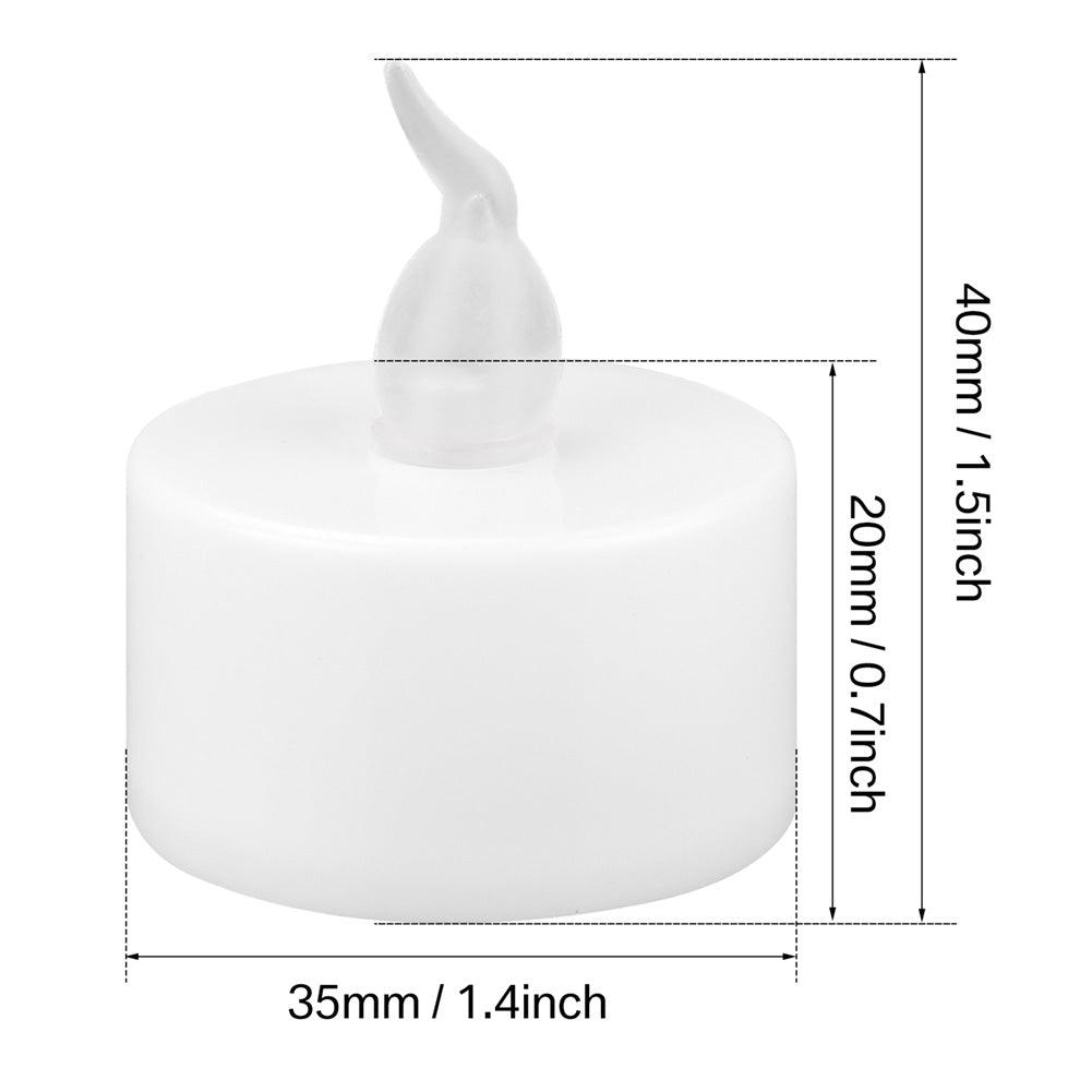 Flameless LED Tea Lights for Holidays & Events