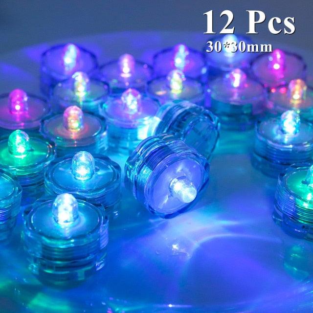 Flameless LED Tea Lights for Holidays & Events