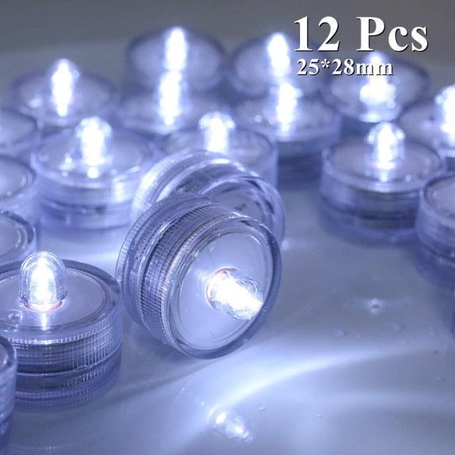 Flameless LED Tea Lights for Holidays & Events