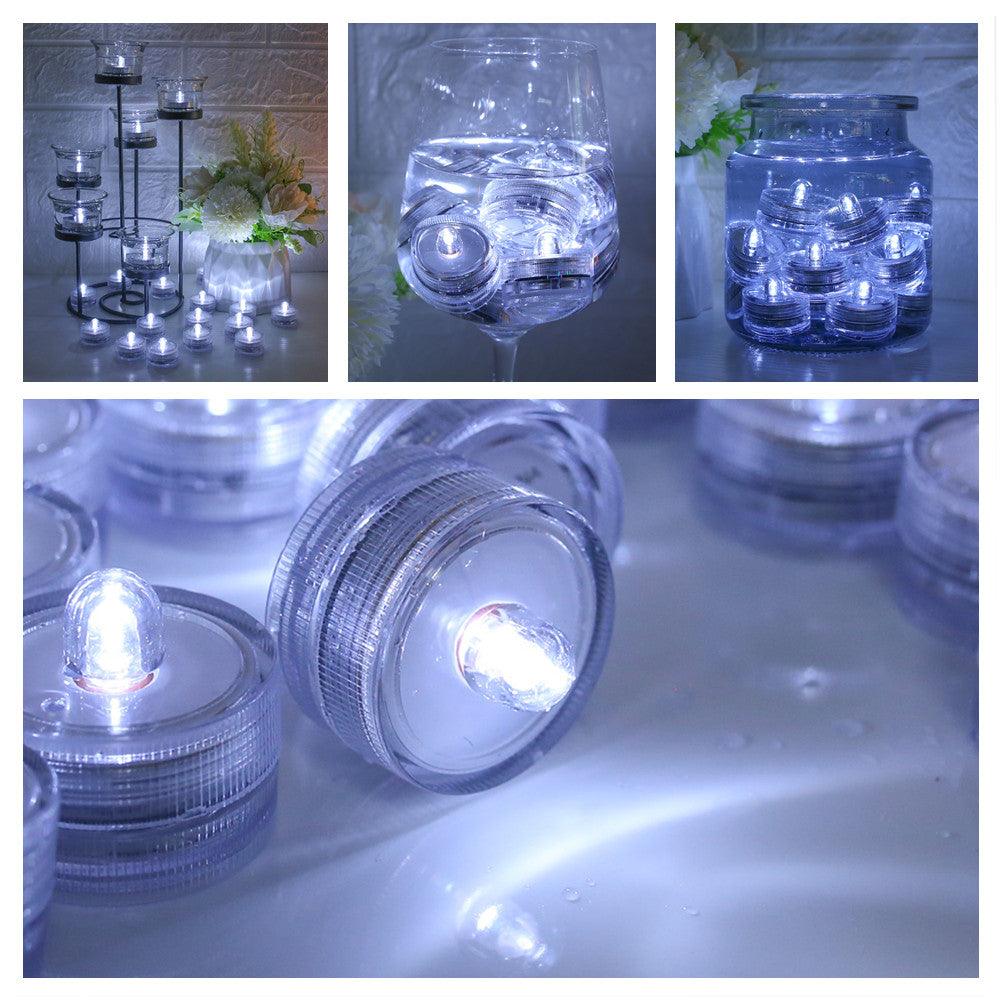 Flameless LED Tea Lights for Holidays & Events