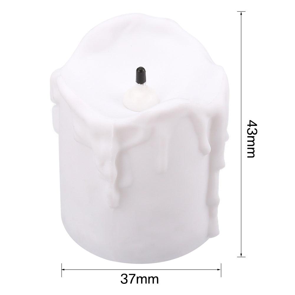 Flameless LED Tea Lights for Holidays & Events