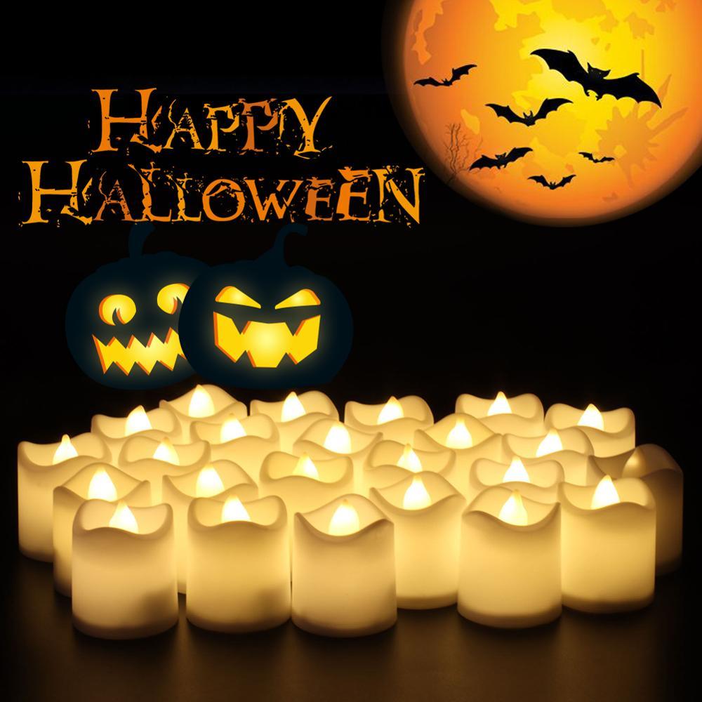 Flameless LED Tea Lights for Holidays & Events