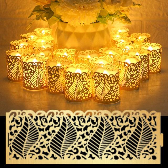 Flameless LED Tea Lights for Holidays & Events