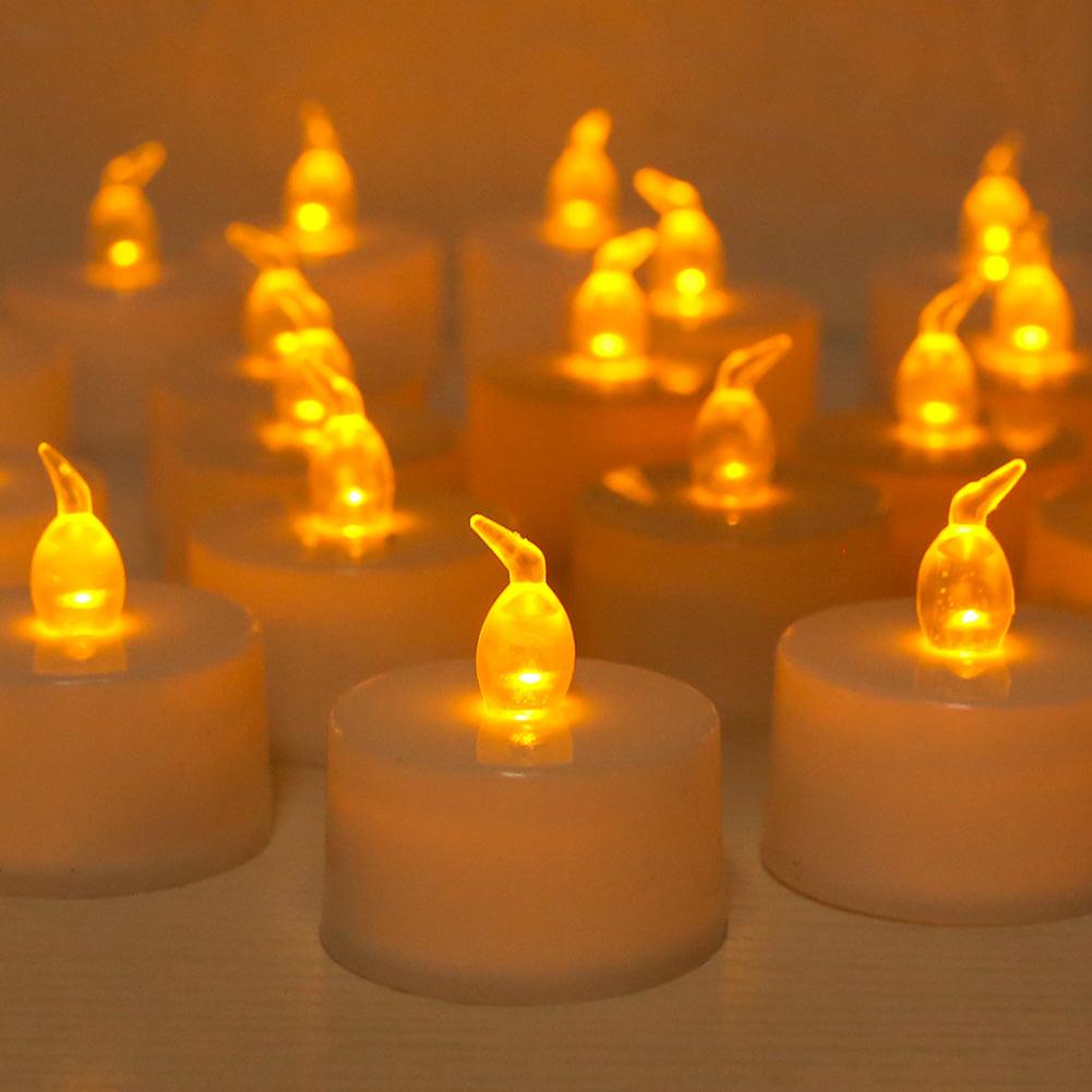 Flameless LED Tea Lights for Holidays & Events