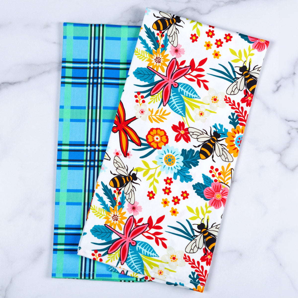 Nature-Inspired Kitchen Towels – Set of 2