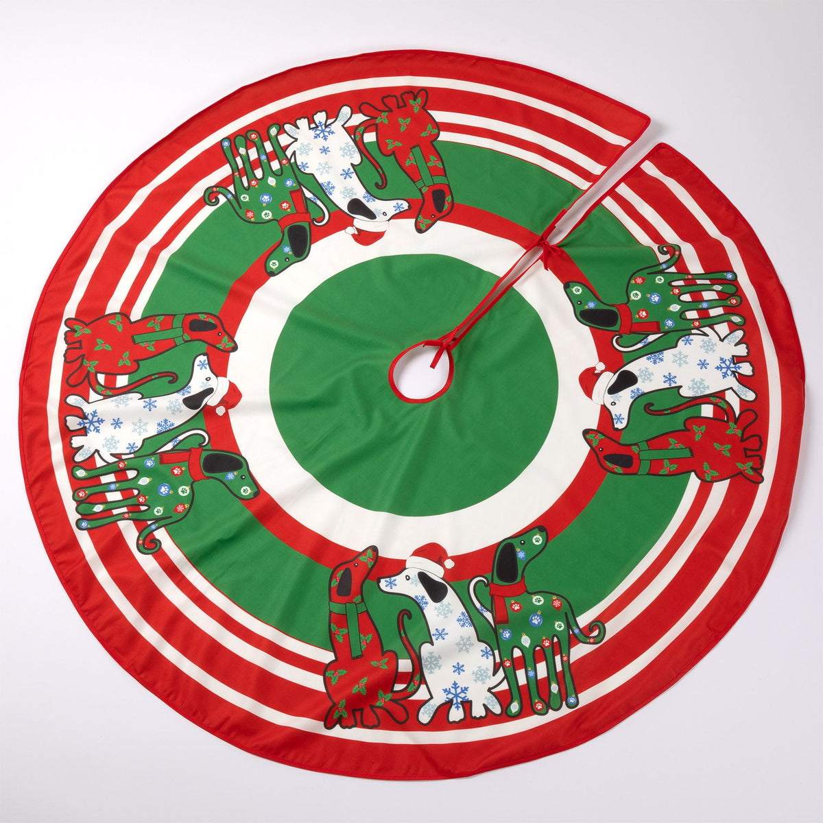 Pets & Paws Christmas Tree Skirt — 48 Inches