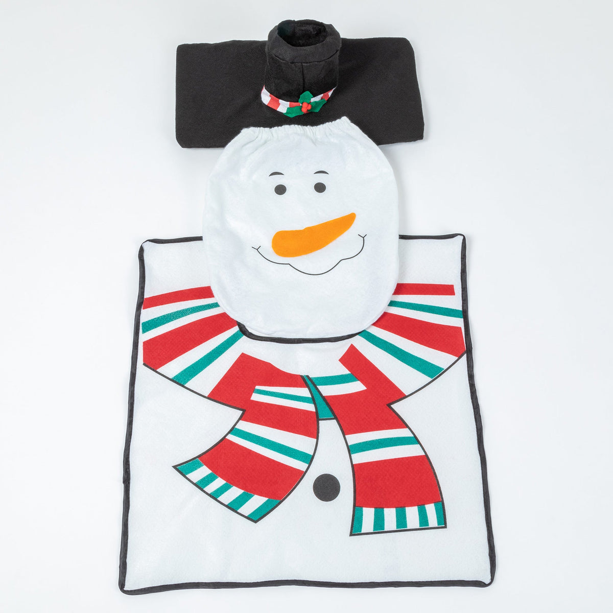 3-Piece Snowman Christmas Bathroom Set