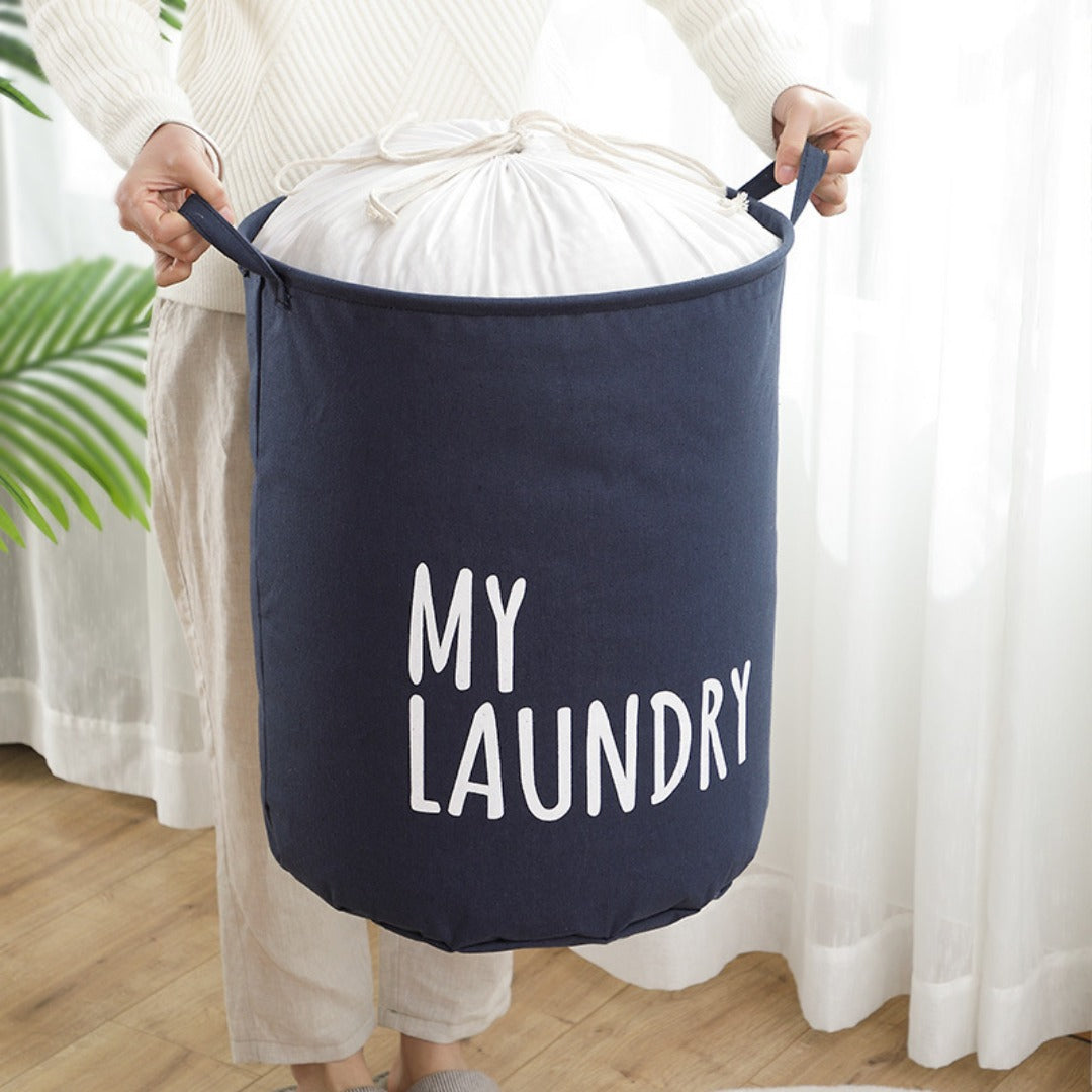 Water-Resistant Fabric Laundry & Storage Bag
