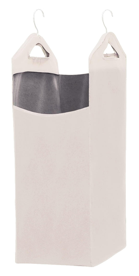 Space-Saving Hanging Laundry Hamper – Beige