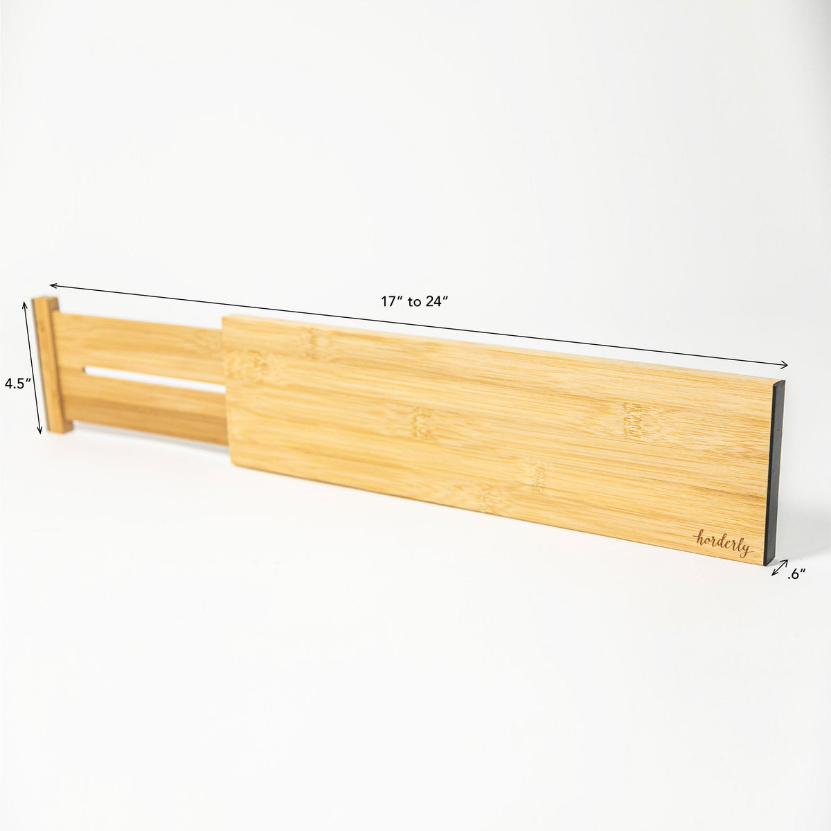 Expandable Bamboo Drawer Dividers – Natural