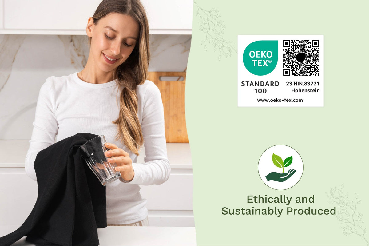 Organic Cotton Flour Sack Kitchen Towels