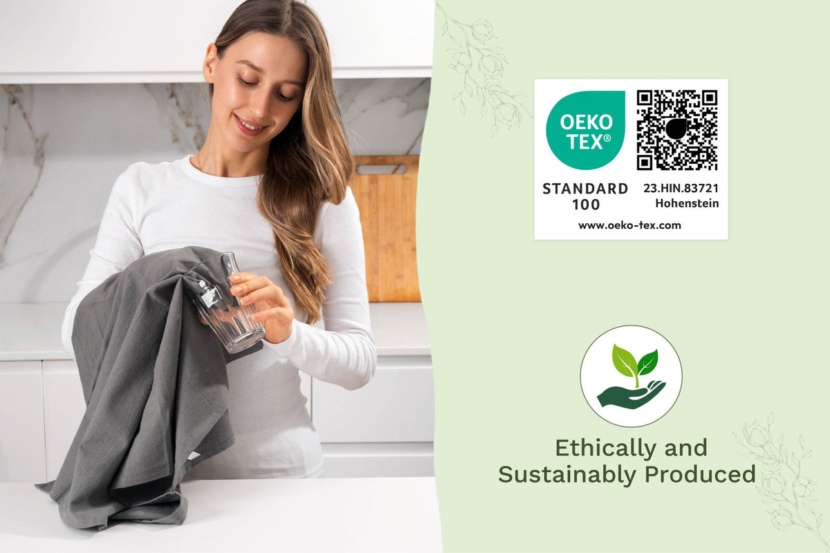 Organic Cotton Flour Sack Kitchen Towels