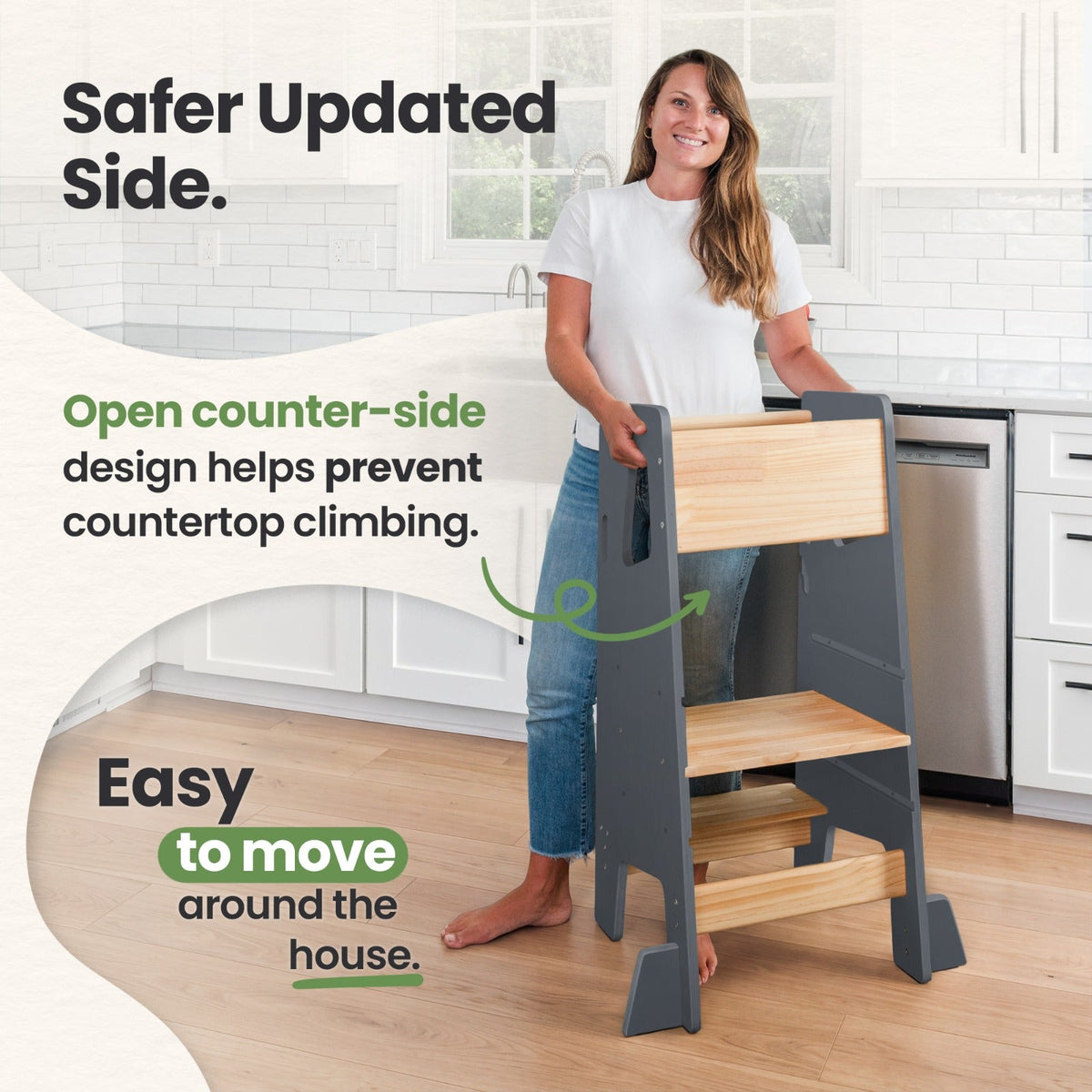 Adjustable Montessori Toddler Tower