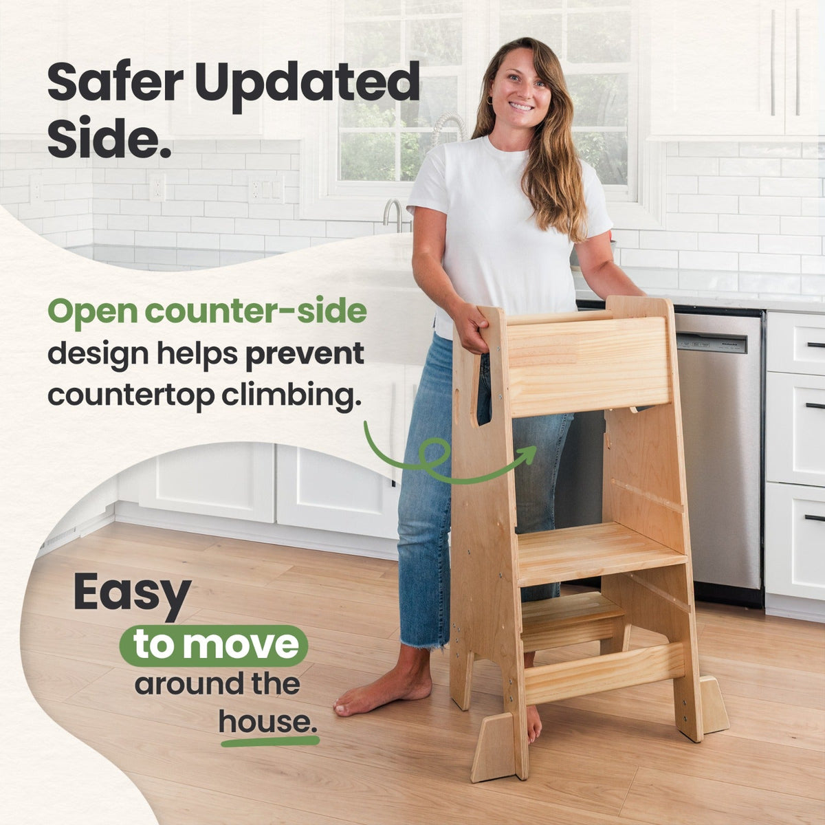 Adjustable Montessori Toddler Tower