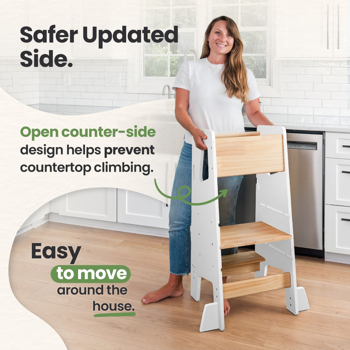 Adjustable Montessori Toddler Tower