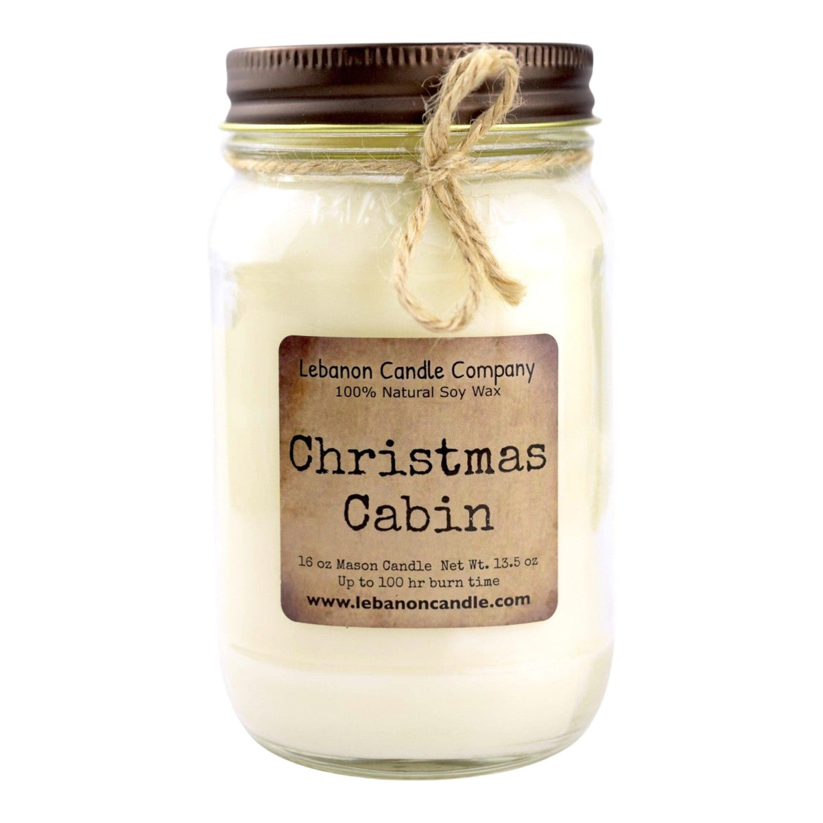 Lebanon Christmas Cabin Soy Candle — 16.5 oz