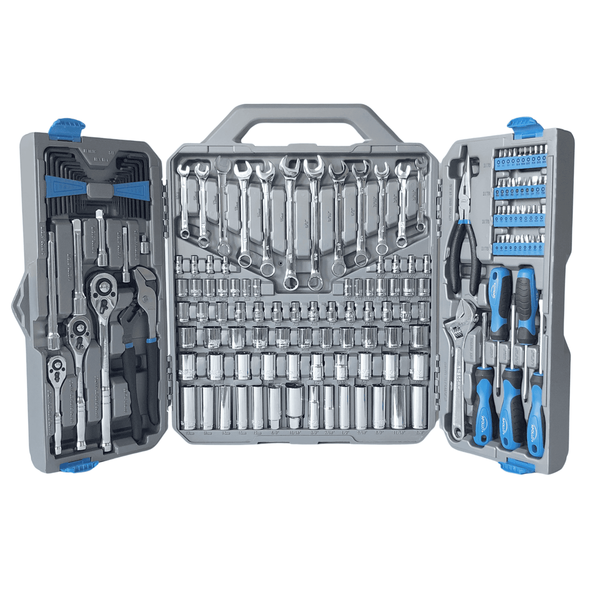 Apollo 163-Piece SAE & Metric Mechanics Tool Kit