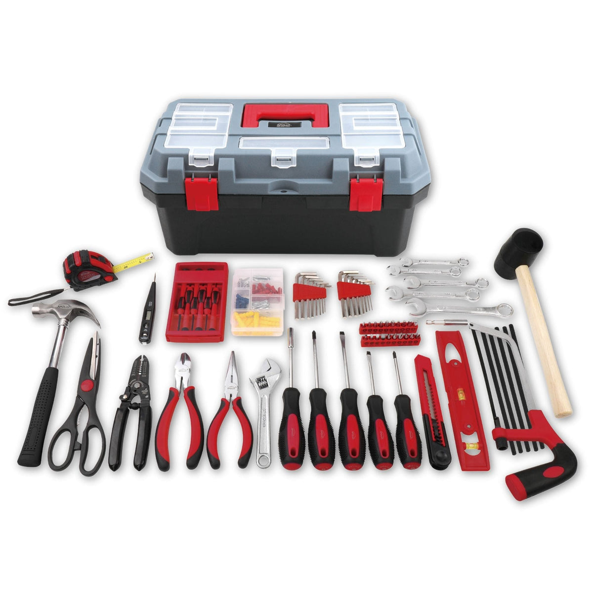 Apollo 170-Piece Household Tool Kit with Toolbox
