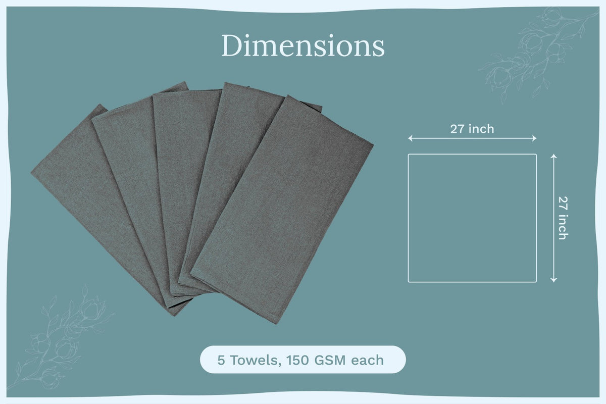 Organic Cotton Flour Sack Kitchen Towels