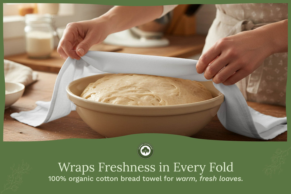 Organic Cotton Flour Sack Kitchen Towels