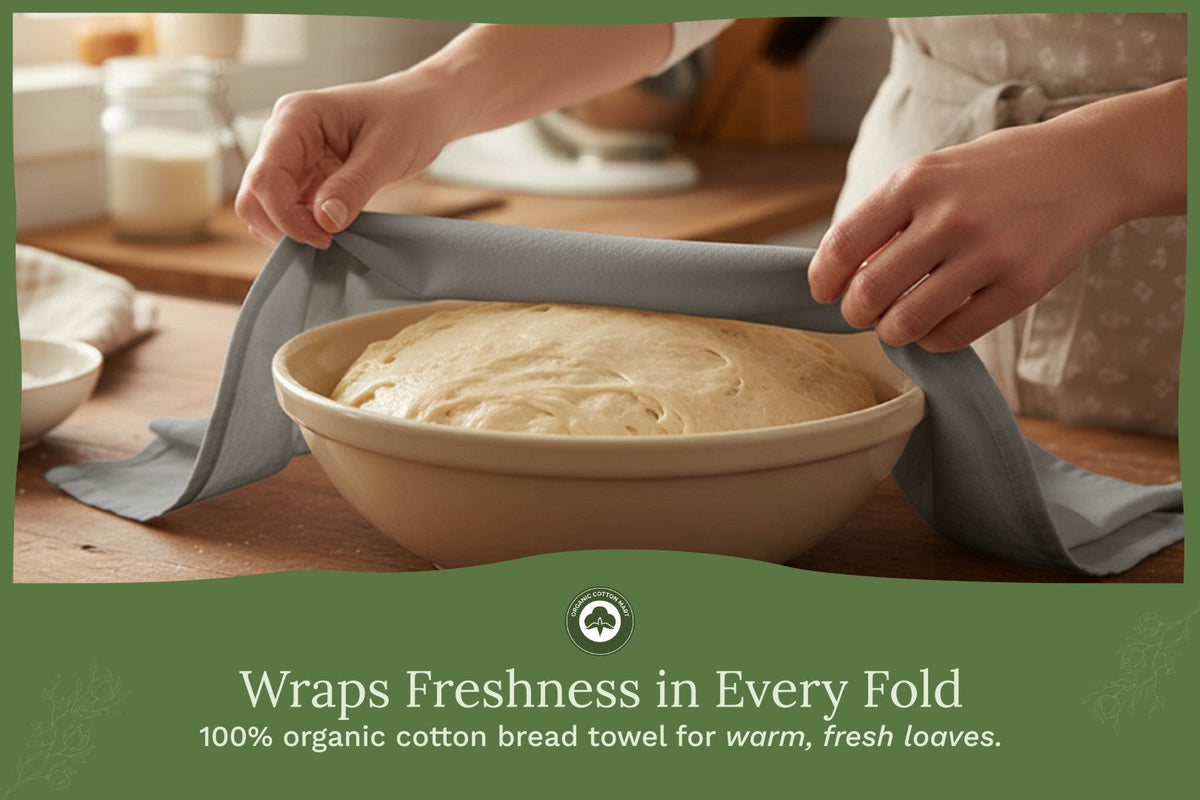 Organic Cotton Flour Sack Kitchen Towels
