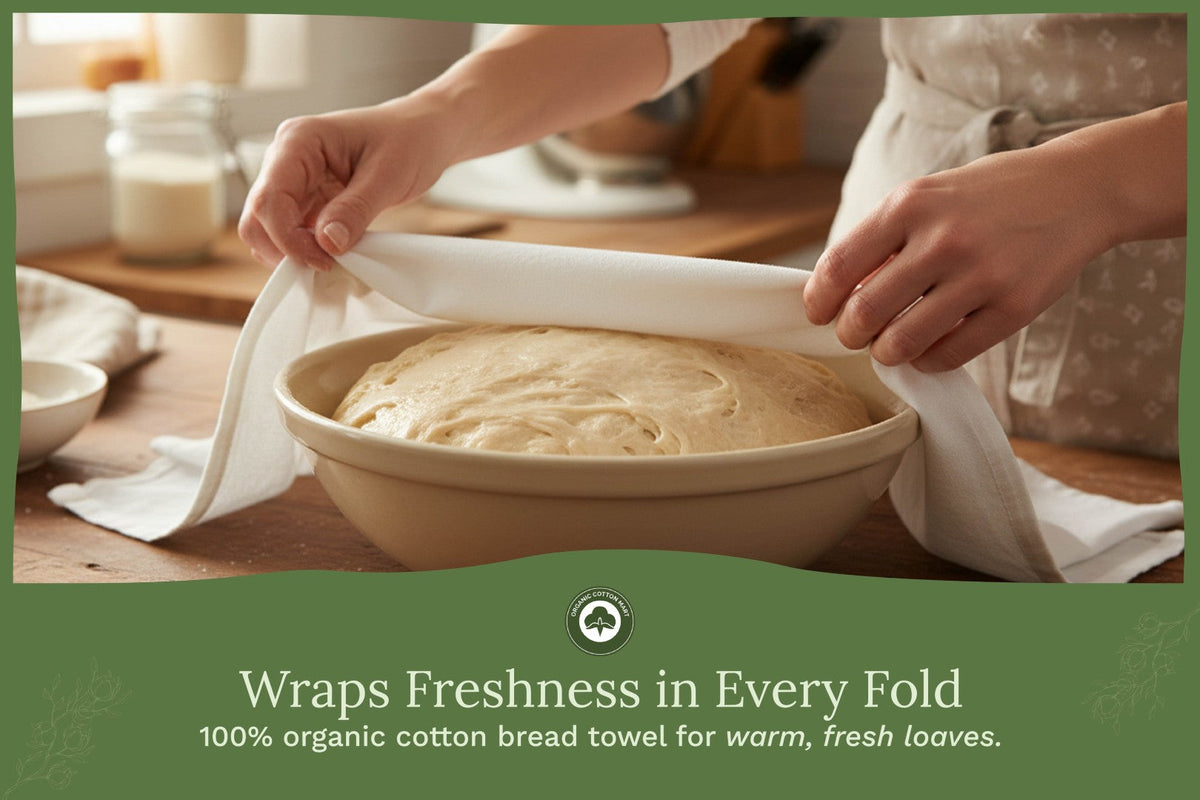Organic Cotton Flour Sack Kitchen Towels