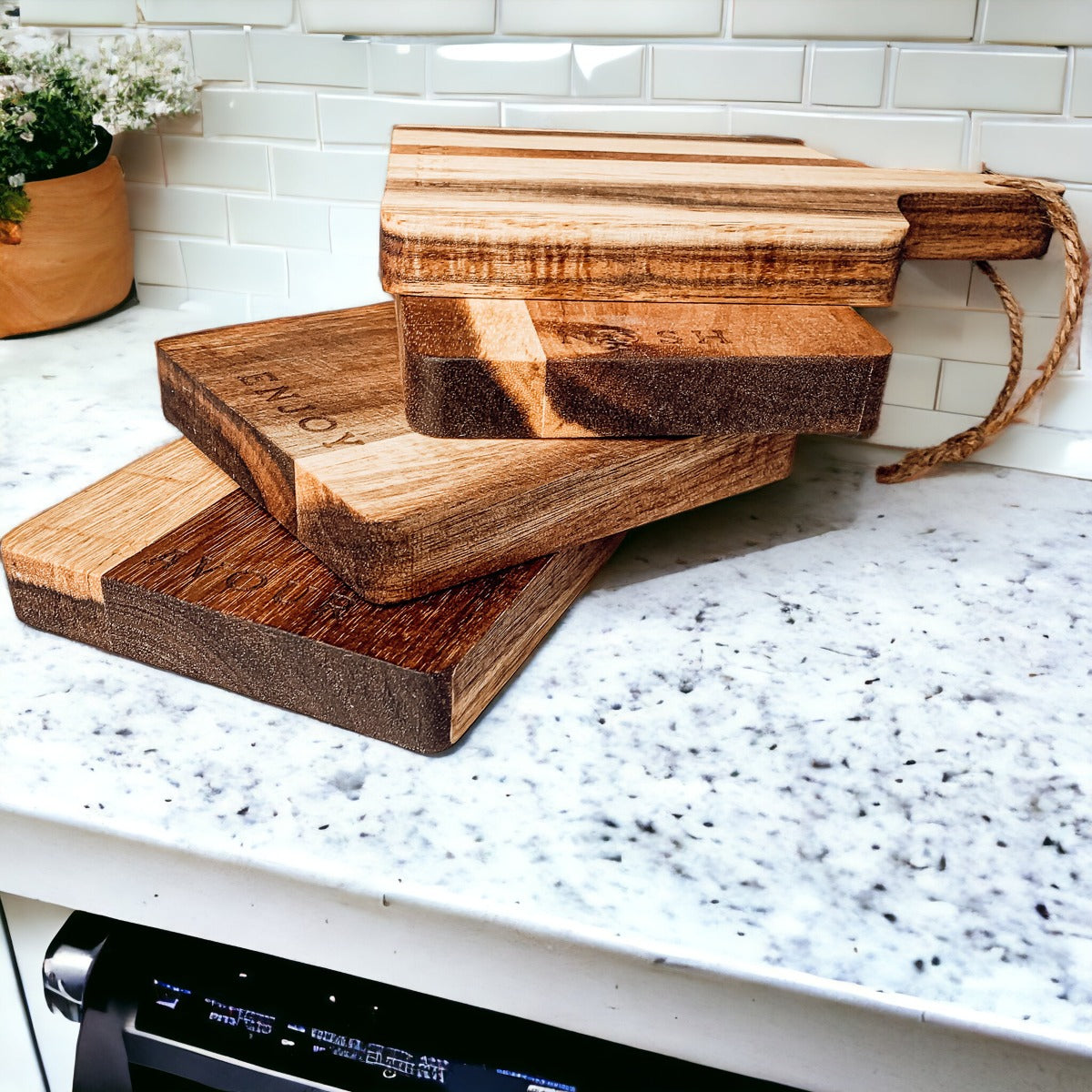 Acacia Mini Serving Boards — Individual or Set of 4