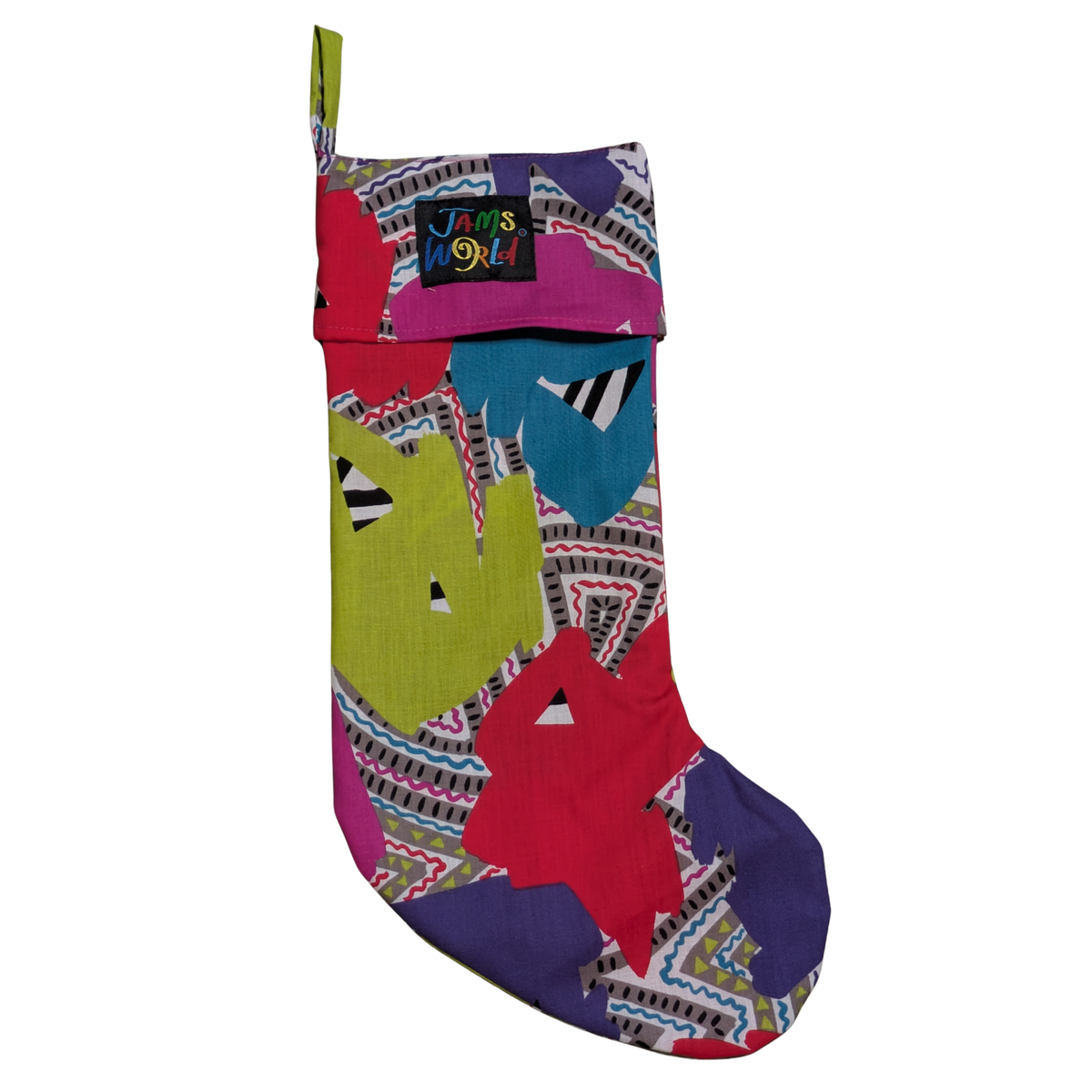 Jams World Cotton Christmas Stocking — Ornaments Purple
