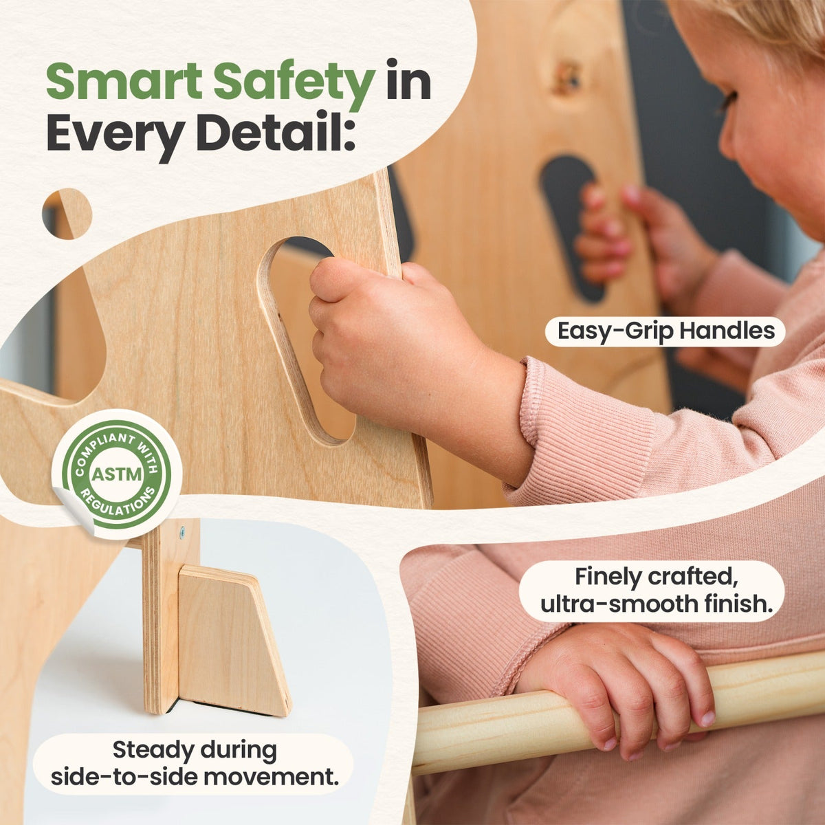Adjustable Montessori Toddler Tower