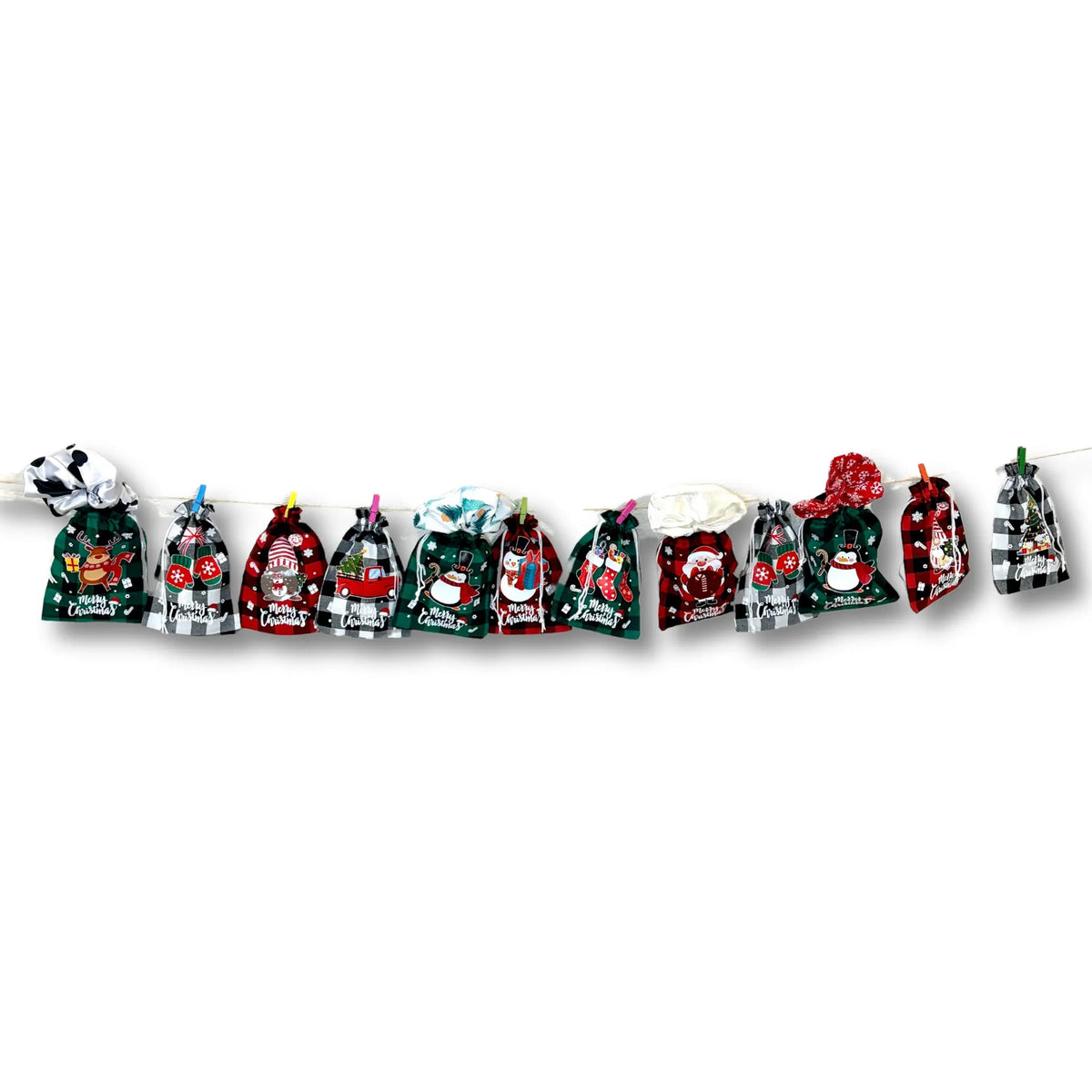 12-Day Christmas Scrunchie Advent Calendar