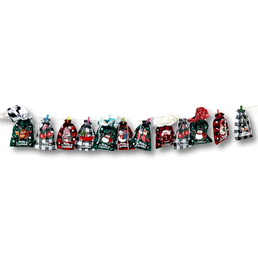 12-Day Christmas Scrunchie Advent Calendar
