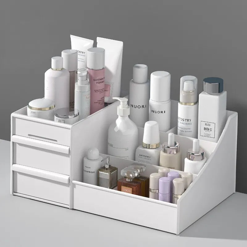 9-Bin Desktop Makeup & Skincare Organizer